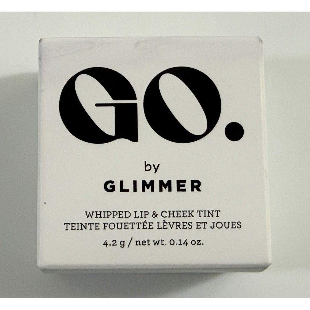 GO. by GLIMMER Lip & Cheek Tint Womens 0.14oz Blushed Rose Whipped‎ Matte Cream